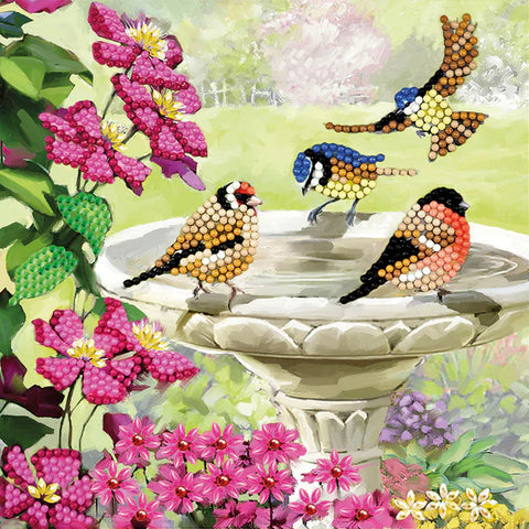 Crystal Art Card Kit Birds